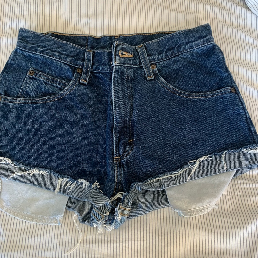 Wrangler Dark Blue Jean Shorts